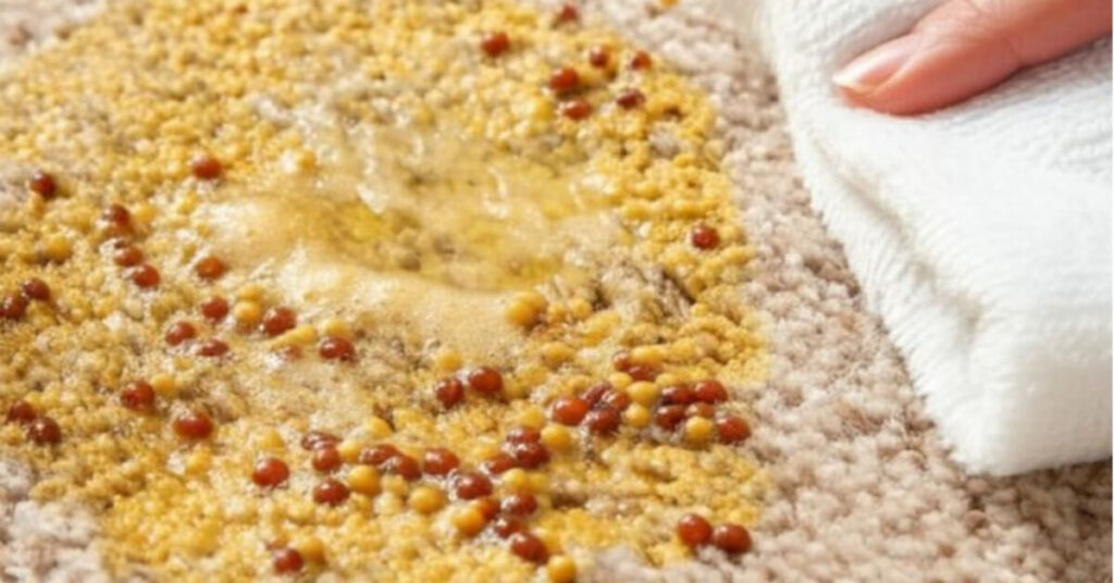 Why Mustard Stains Are So Tough