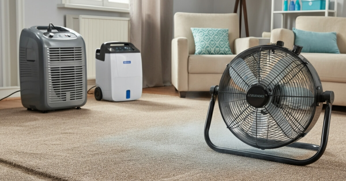 Dry Out Carpet After a Water Leak