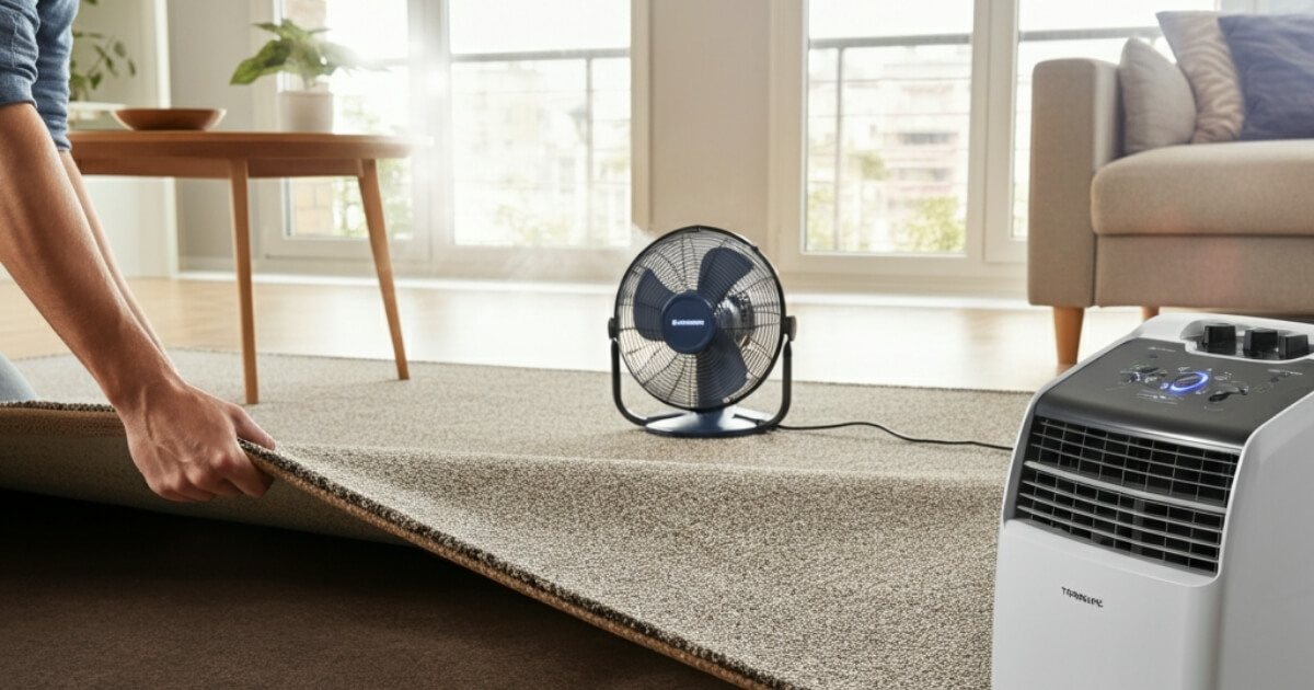 Dry Padding Under Carpet