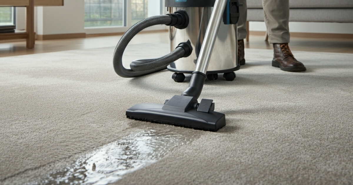 dry Water from Carpet