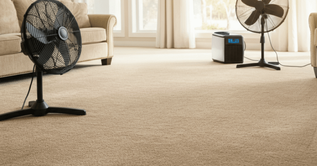 How to Speed Up Carpet Drying Time