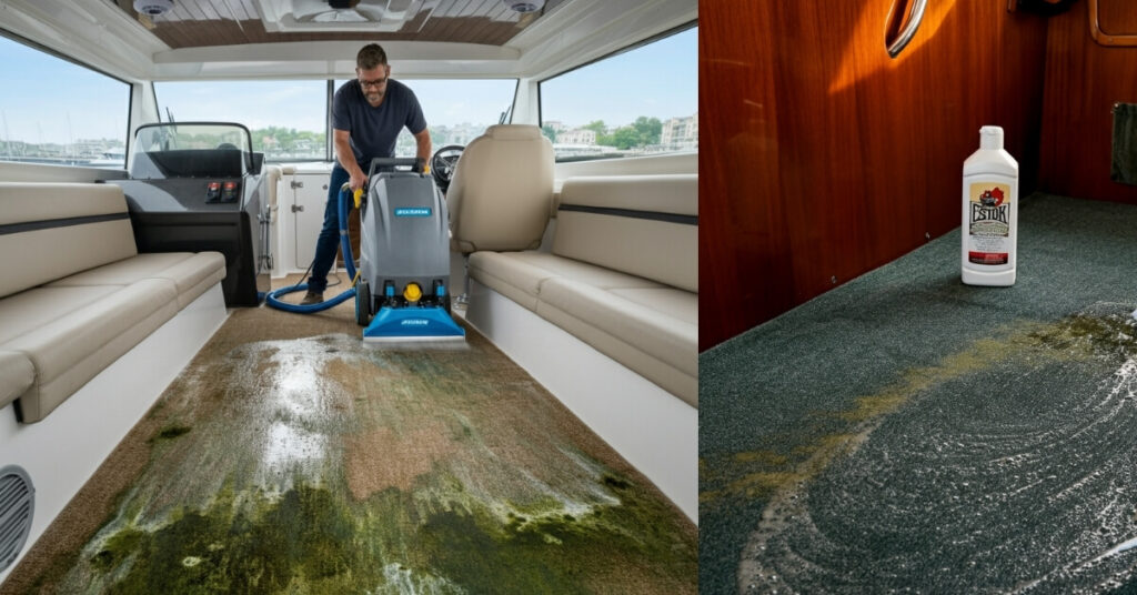 When to Consider Professional Help to Clean Boat Carpet Mold