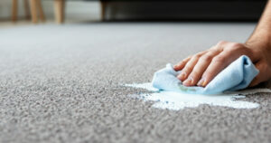 soap cleaning from carpet