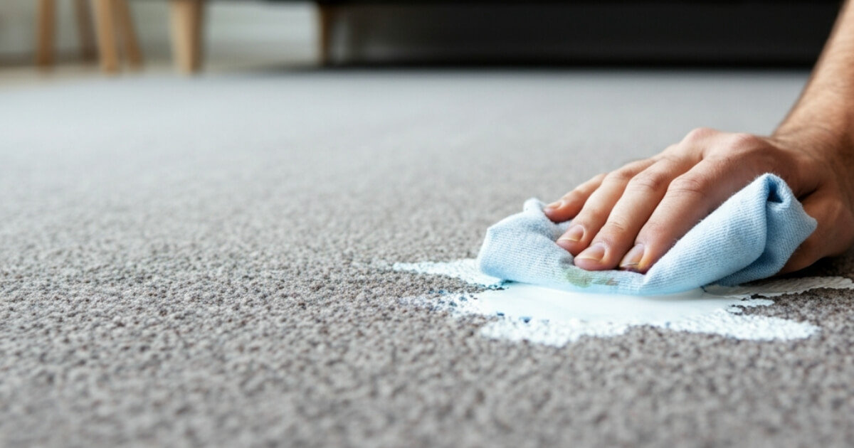 soap cleaning from carpet
