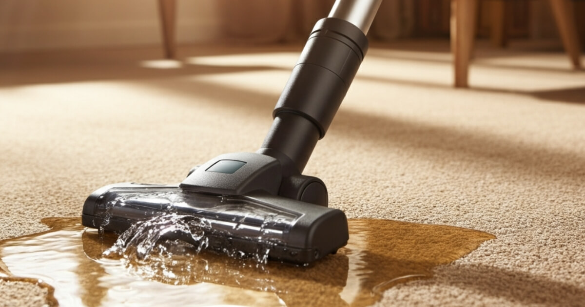 How to Vacuum Water Out of Carpet